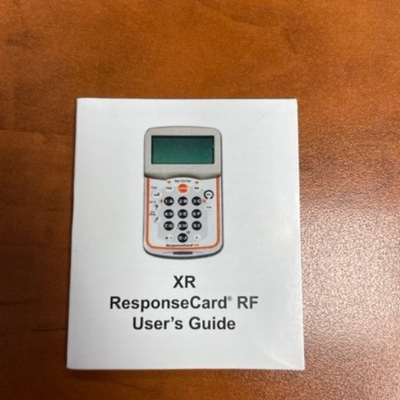 RCXR-01 Turning Point Response Card XR Clicker With User's Guide - Picture 3 of 5